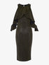 Robe pailletée bras tombant - or - 2