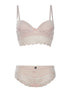 Ensemble SG et culotte dentelle - rose orange - 1