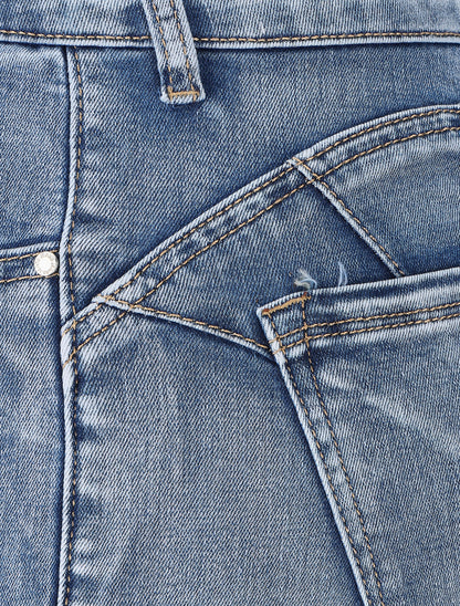 Jean push up coupe skinny - Bleu - 3