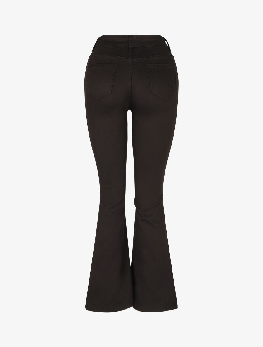 Jean flare taille standard uni - Noir - 2