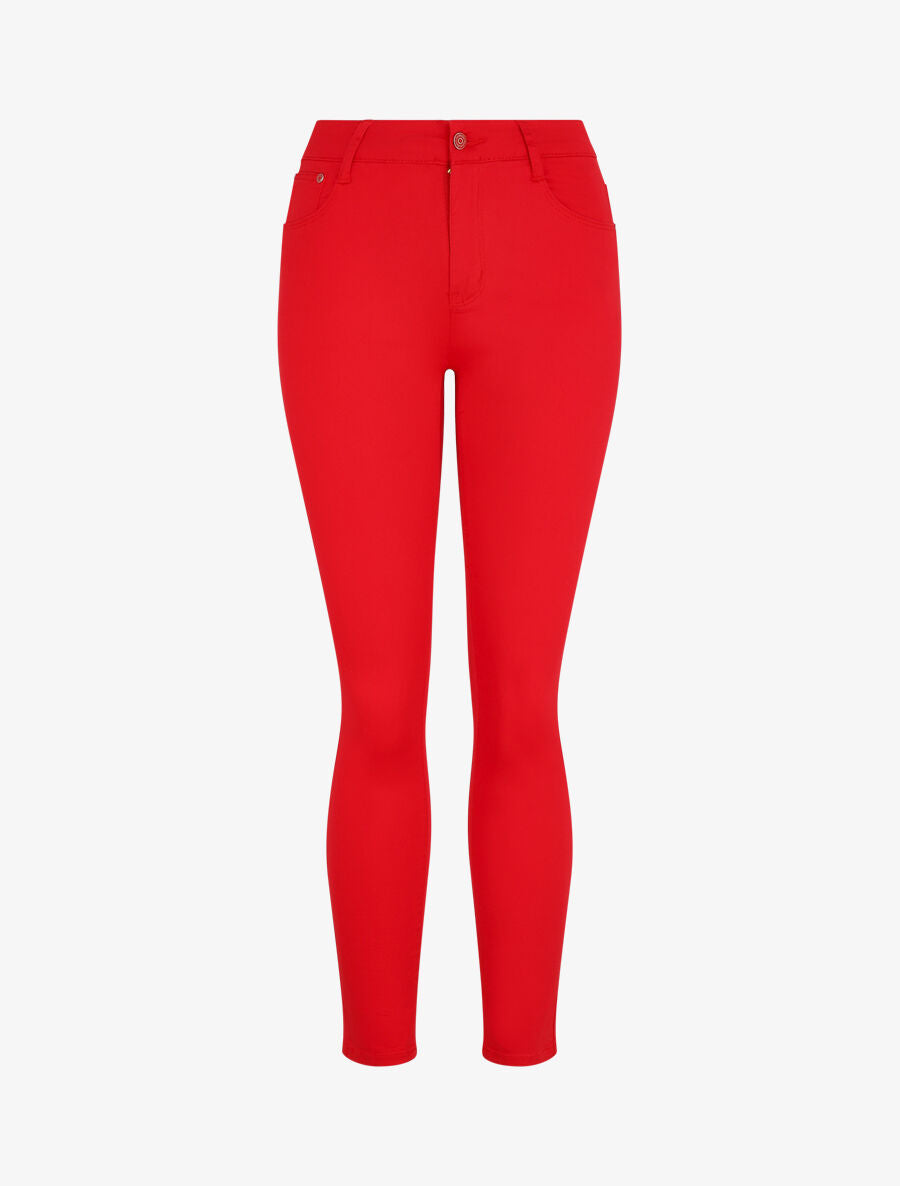 Jean classique coupe slim - Rouge - 1