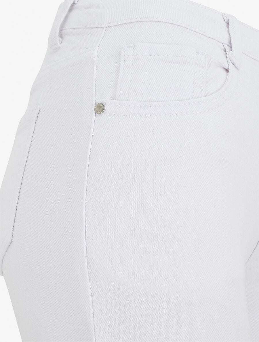Jean taille haute skinny - Blanc - 3