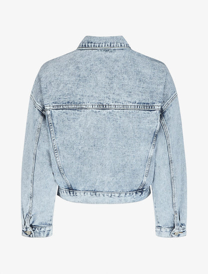 Veste en jean oversize - Bleu clair - 2