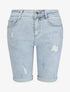 Bermuda push up coupe moulante - Bleu clair - 4