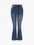 Jean push up coupe flare - Bleu - 1