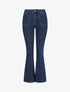 Jean taille standard coupe flare - Bleu - 6