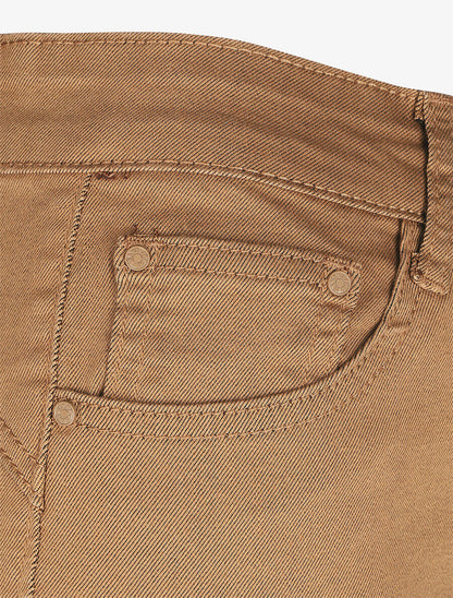 Jean skinny grande taille push up - Camel - 3