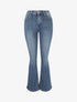 Jean effet push up coupe bootcut - Bleu - 1