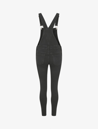 Salopette skinny unie - Noir - 2