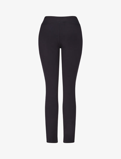 Legging grande taille style motard - Marine - 2