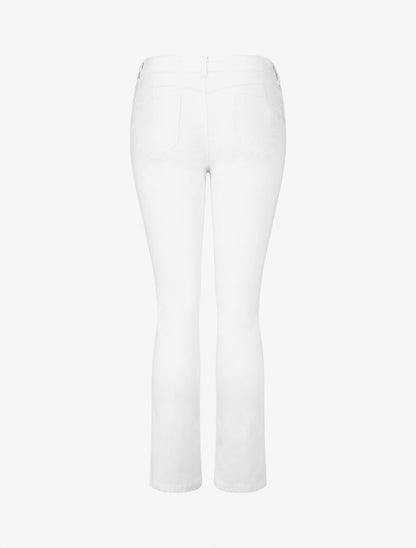 Jean grande taille coupe droite taille standard - Blanc - 2