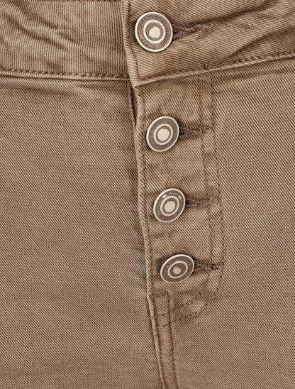 Jean effet froissé coupe slim - Taupe - 3