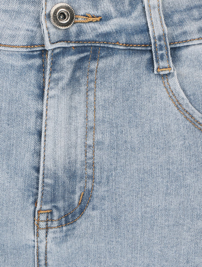 Jean standard push up coupe droite - Bleu - 3