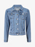 Veste en jean légères griffures - Bleu - 1