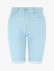 Bermuda push up uni - Bleu ciel - 4