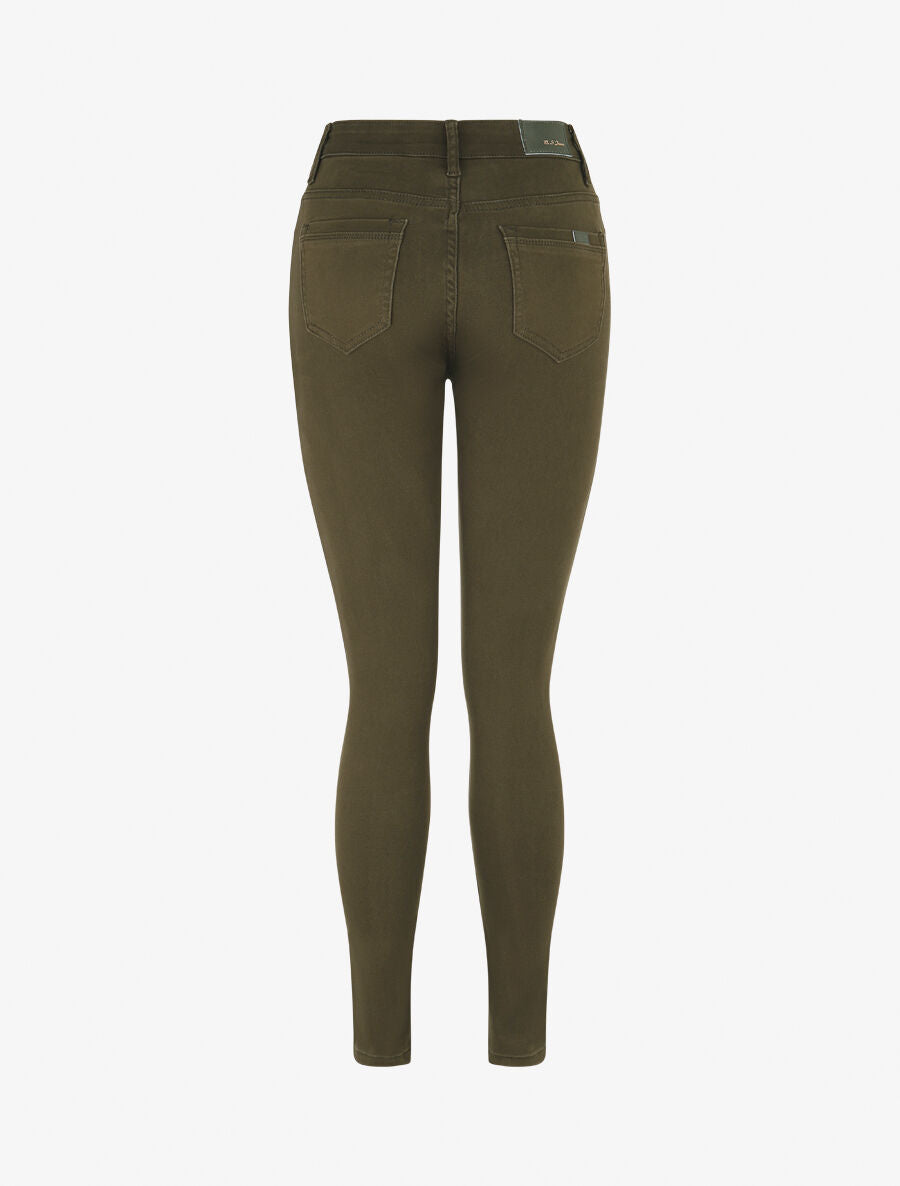 Jean uni coupe slim - Kaki - 2