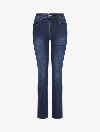Jean push up classique coupe slim - Bleu brut - 1
