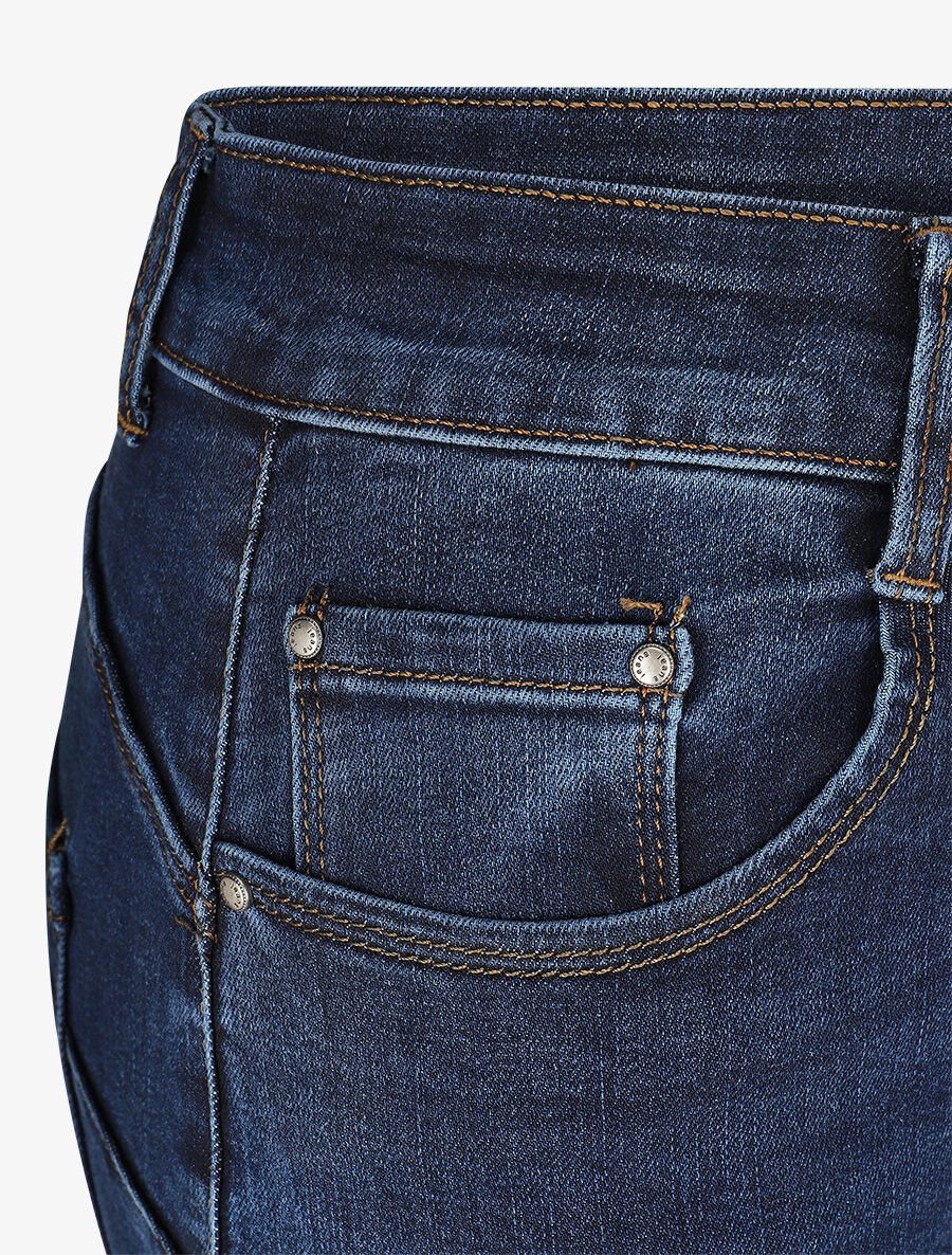 Jean push up classique coupe slim - Bleu brut - 3