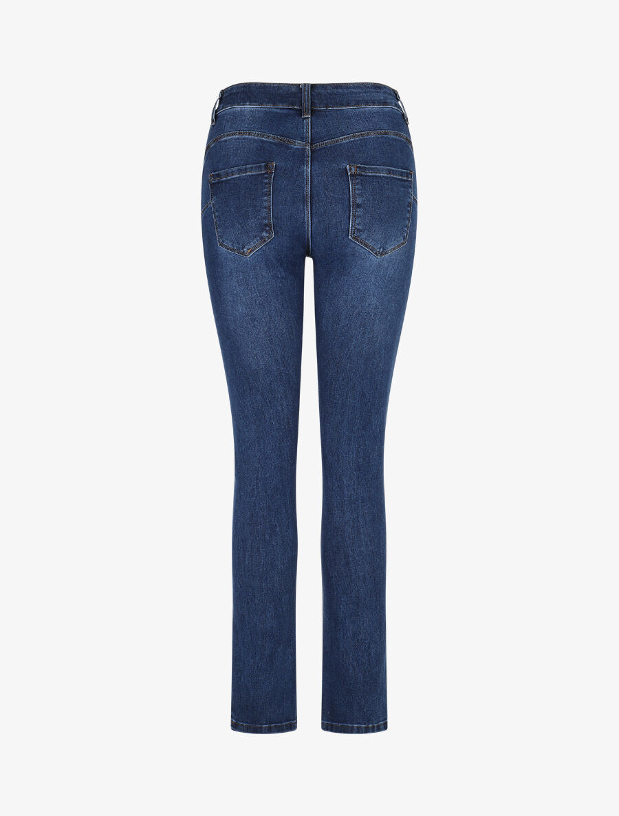 Jean push up classique coupe slim - Bleu denim - 2
