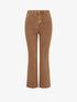 Jean à bords effilochés coupe droite - Camel - 4