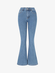 Jean push up coupe flare - Bleu - 4