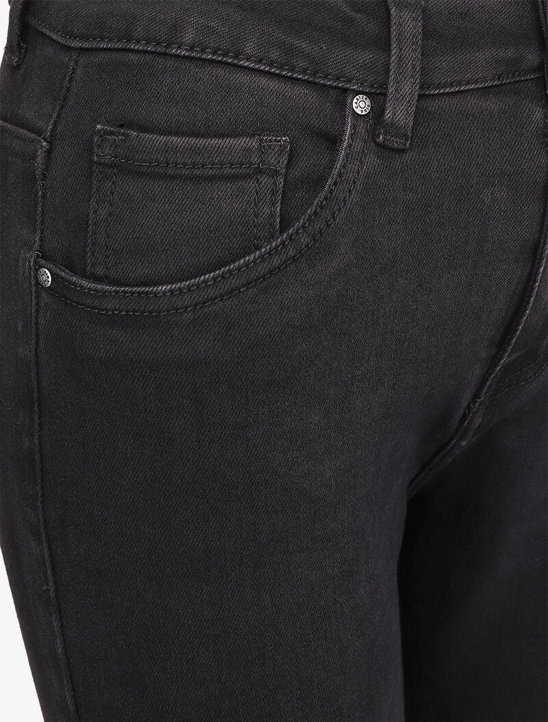 Jean mom taille standard - Noir - 3