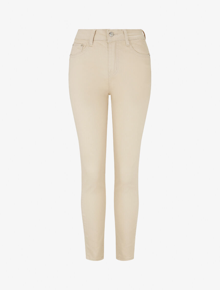 Jean skinny grande taille effet push up - Beige - 1