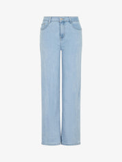 Jean push up à taille standard coupe droite - Bleu - 1