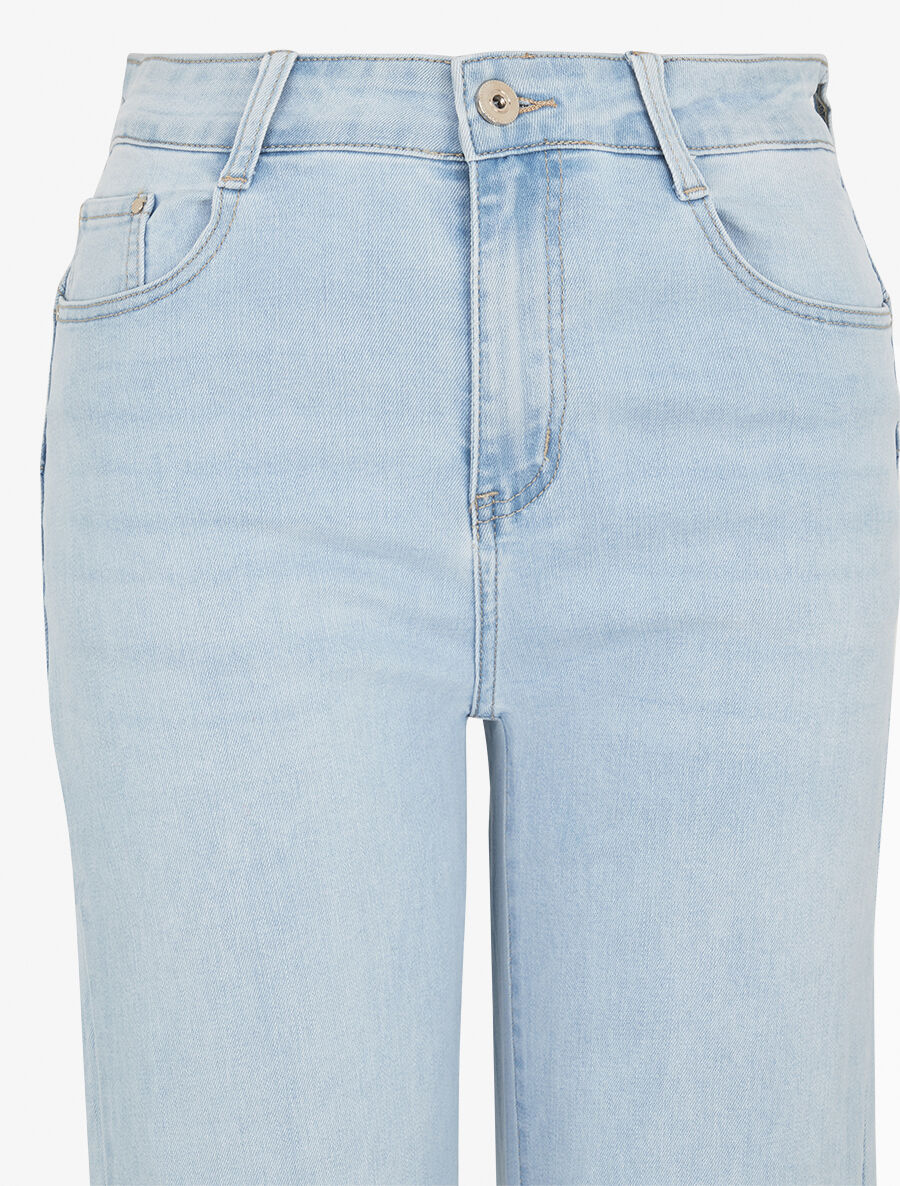Jean wide leg coupe droite - Bleu - 3