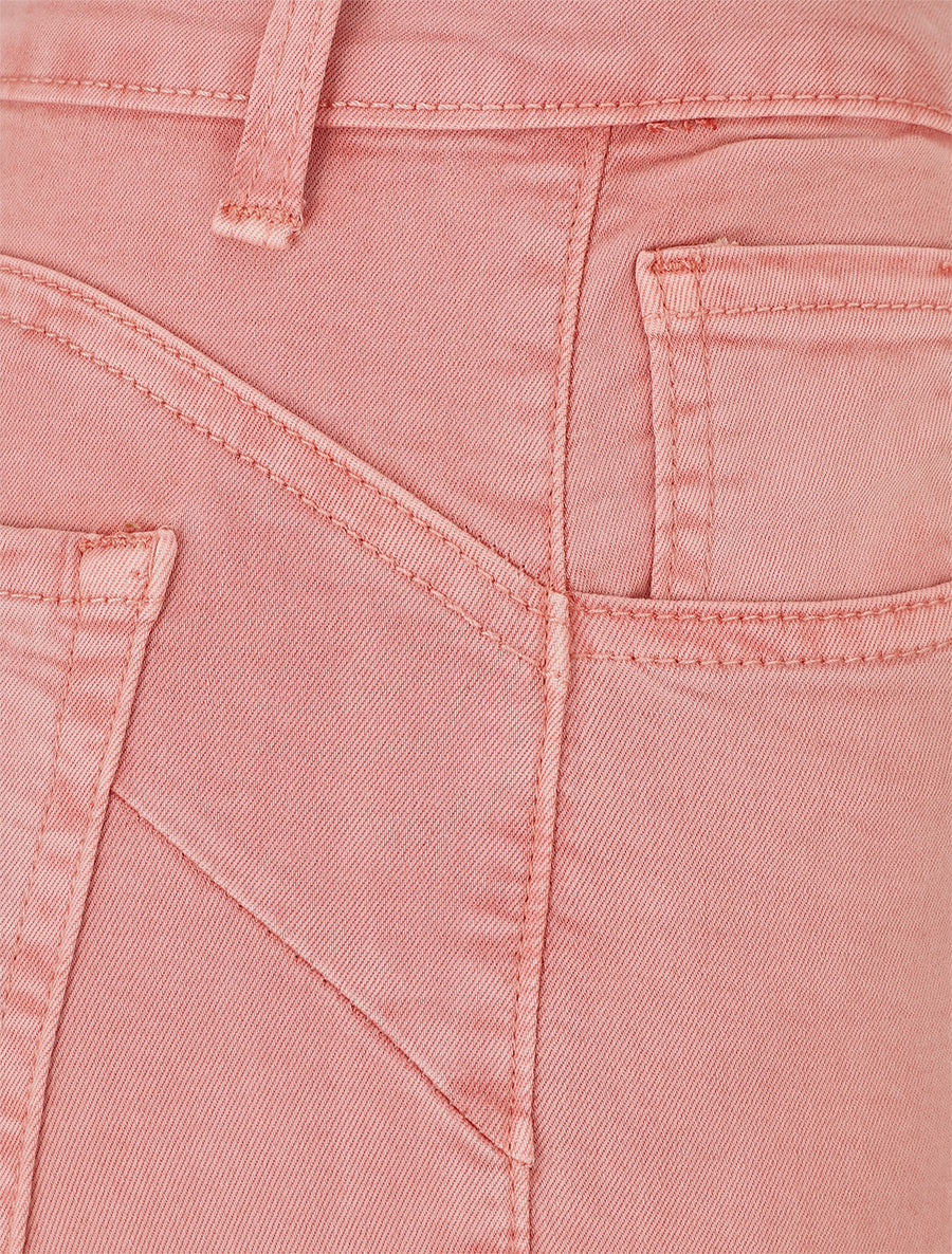 Jean skinny push up taille haute - Rose - 3