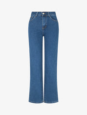 Jean push up coupe droite - Bleu - 1
