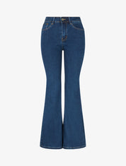 Jean standard coupe flare - Bleu - 1