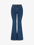 Jean standard coupe flare - Bleu - 1