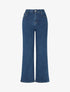 Jean ample à taille standard - Bleu foncé - 1