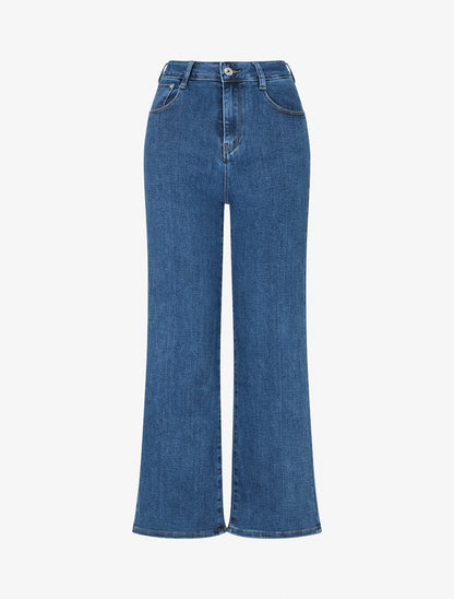 Jean ample à taille standard - Bleu denim - 1