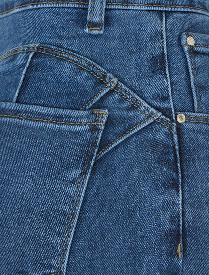 Jean ample à taille standard - Bleu denim - 3