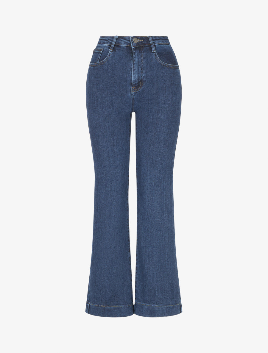 Jean classique coupe droite - Bleu - 1