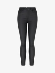 Jean push up enduit - Noir - 1