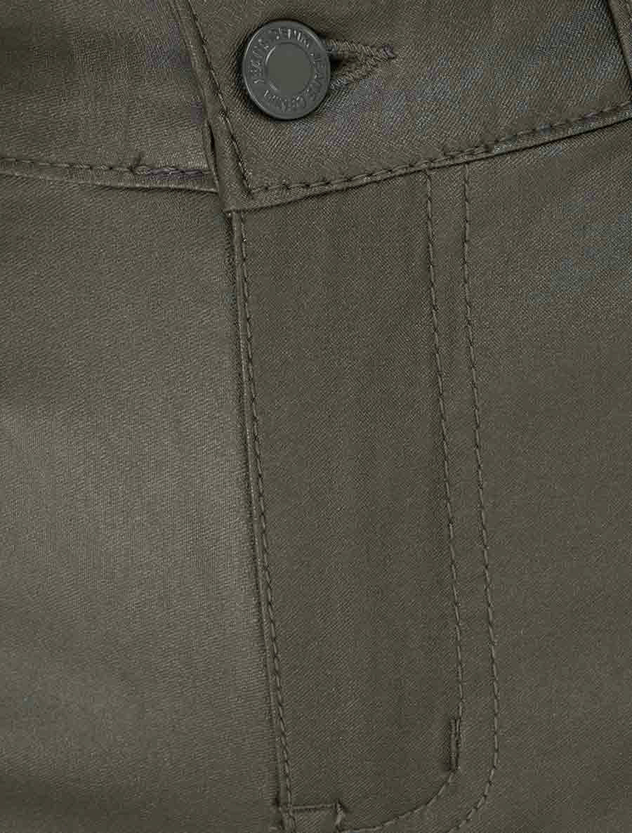 Jean push up enduit - Kaki - 3