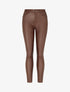 Jean push up enduit - Marron - 1