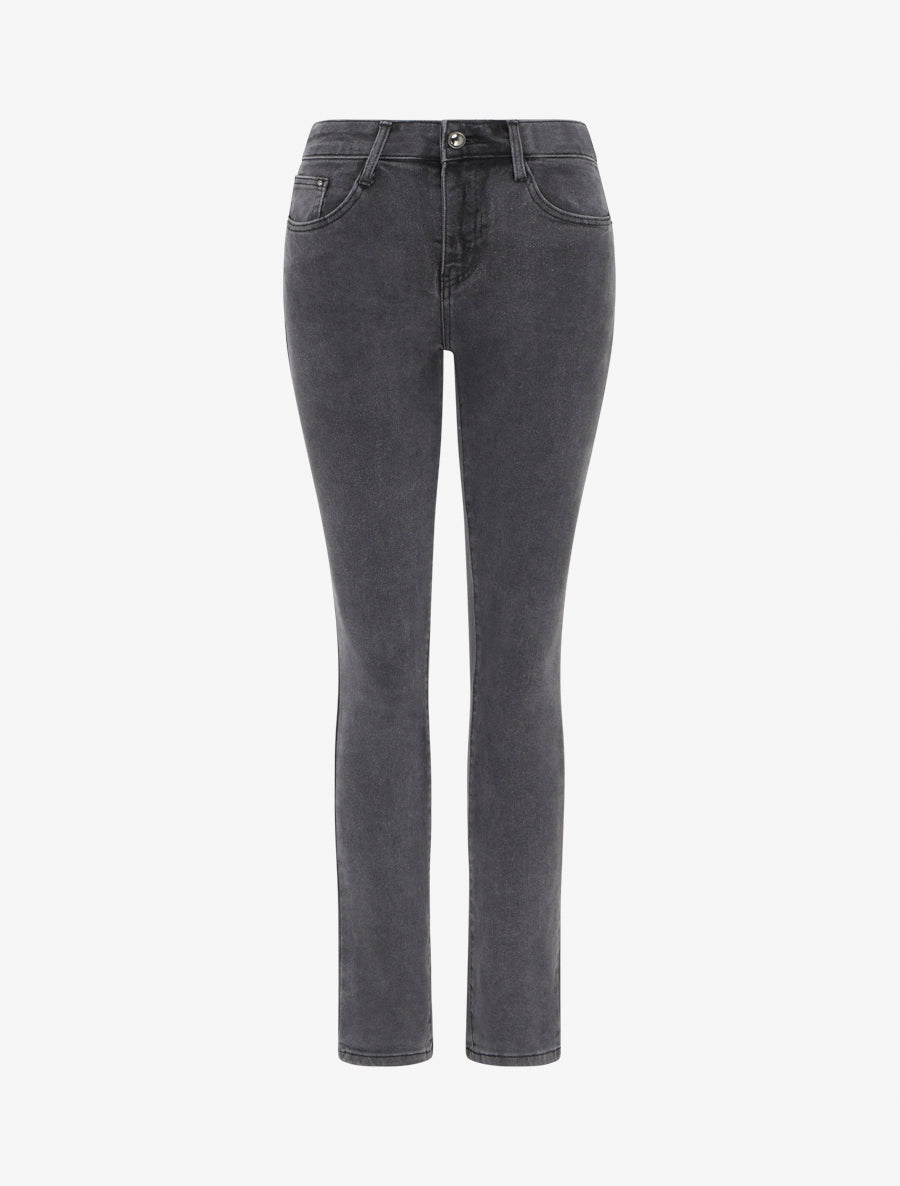 Jean standard coupe slim - Gris - 1