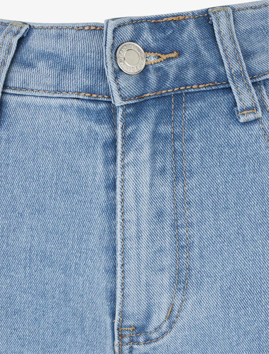 Jean ample à taille haute - Bleu clair - 3