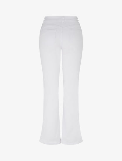 Jean standard coupe flare - Blanc - 2