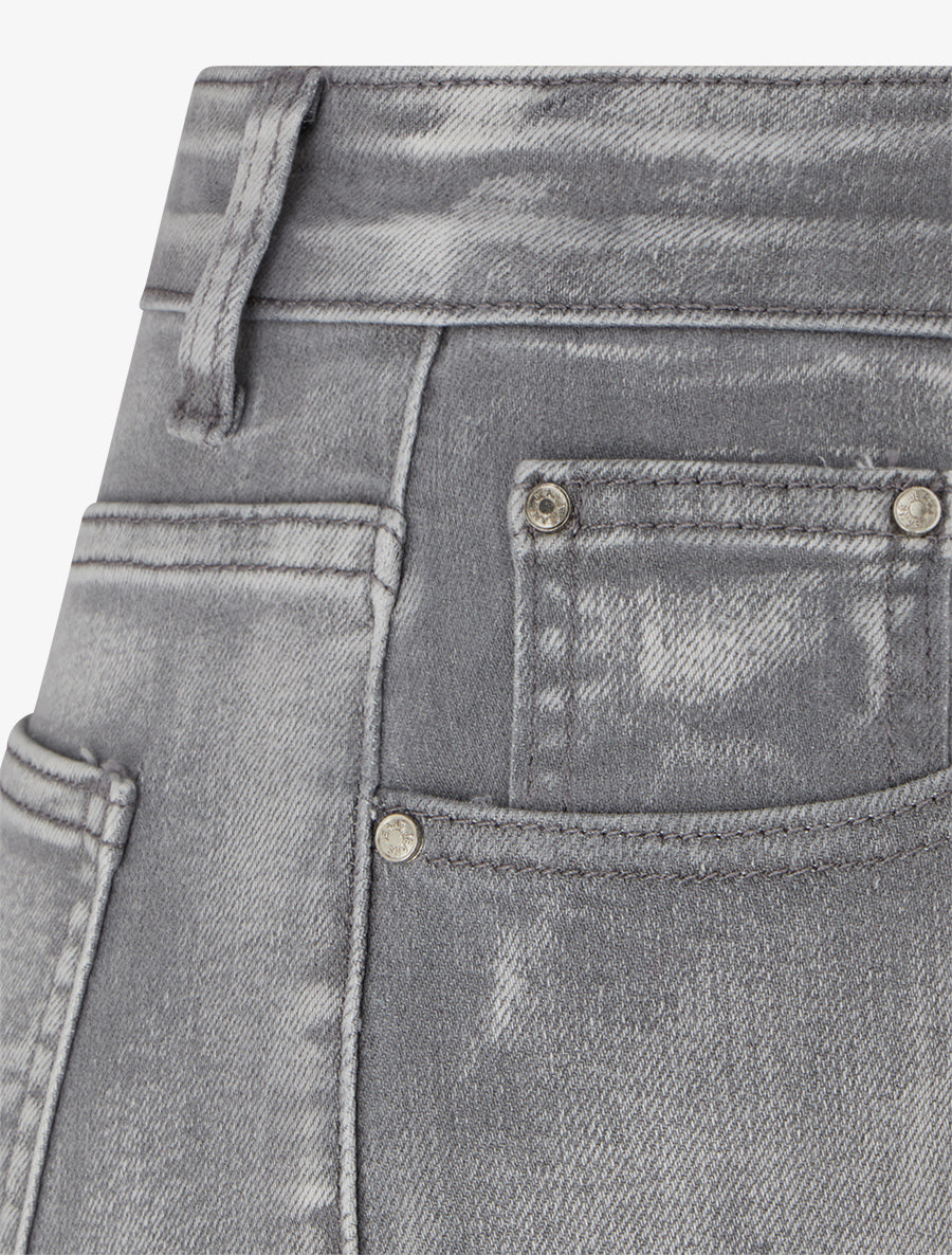 Jean standard wide leg coupe droite - Gris - 3