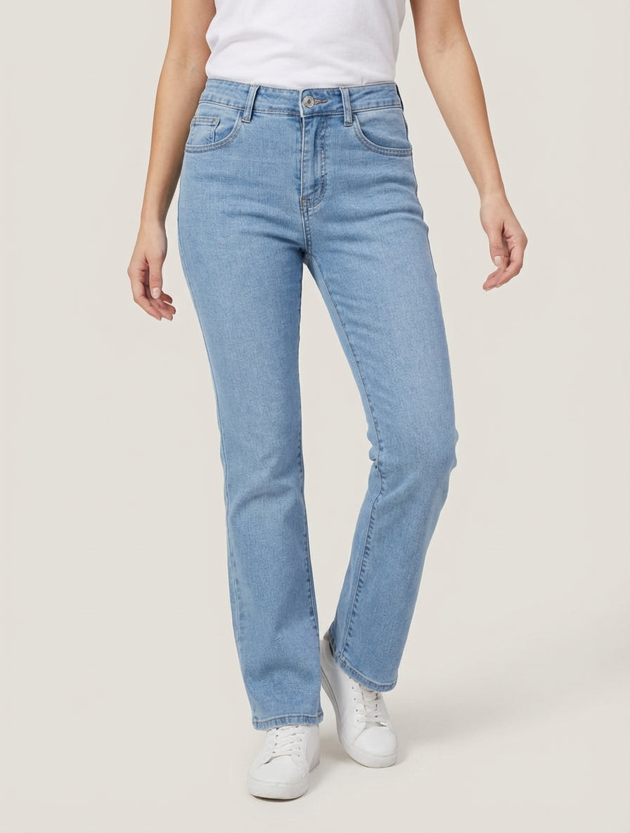 Jean rechte snit - Blauw