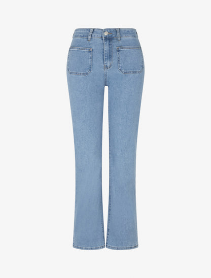 Jean push up coupe droite - Bleu - 1