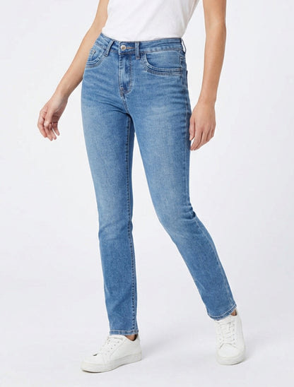 Jean klassieke slim fit - Blauw