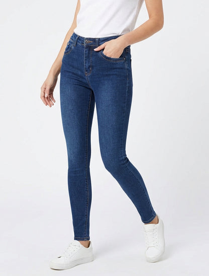Jean standaard skinny fit - Blauw