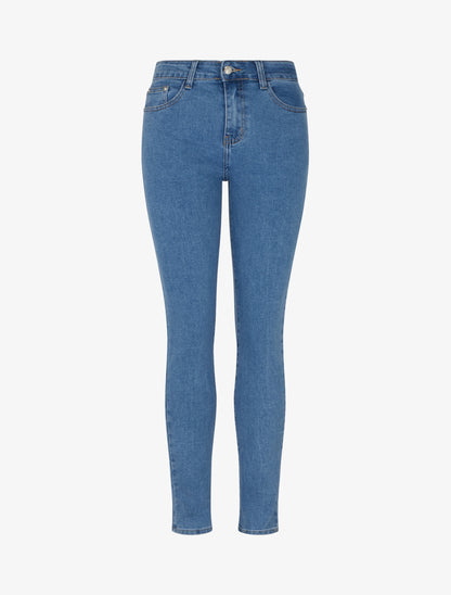 Jean classique coupe skinny - Bleu - 1