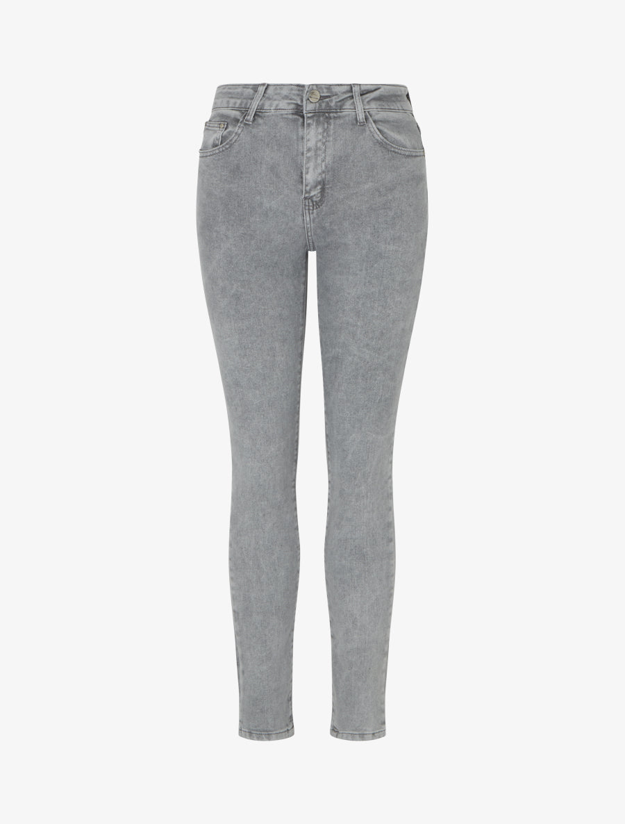 Jean classique coupe slim - Gris - 1